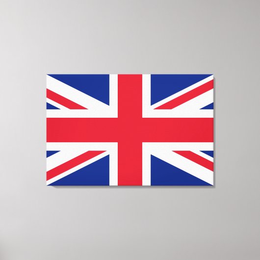Union Jack ~ Britische Flagge Leinwanddruck (Vorderseite)