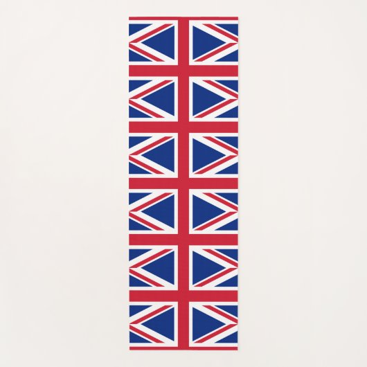 Union Jack / Britische Flagge Yogamatte (Vorderseite)