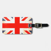Union Jack Britische Gepäckmarke Gepäckanhänger (Vorderseite horizontal)