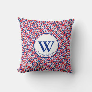 UNION JACK Britisches individuelles Monogramm Patr Kissen