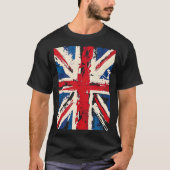 Union Jack British England United Kingdom Brushed T-Shirt (Vorderseite)