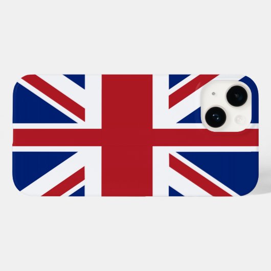 Union Jack British Flag Case-Mate iPhone Hülle (Rückseite (Horizontal))