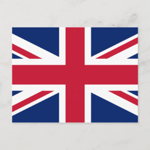 Union Jack British Flag, England Postkarte