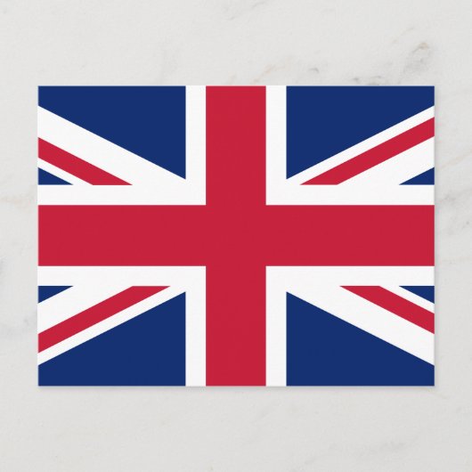 Union Jack British Flag, England Postkarte (Vorderseite)