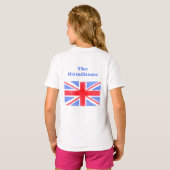 Union Jack British Flag Großbritannien T-Shirt (Schwarz voll)