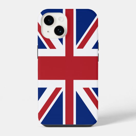 Union Jack British Flag iPhone Hülle (Rückseite)
