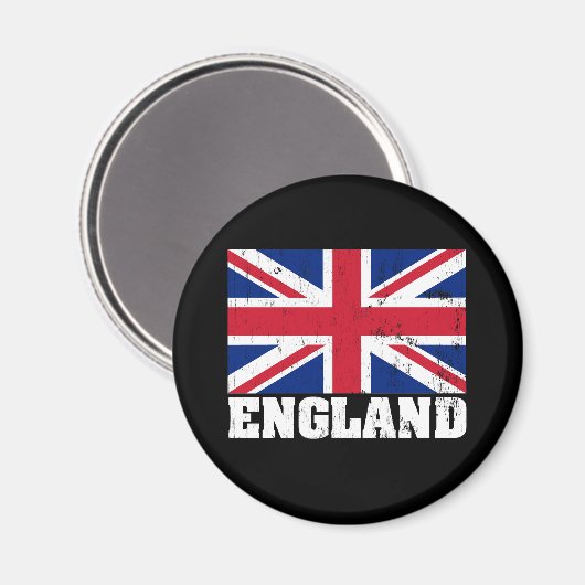 Union Jack British Flag Magnet (Vorderseite/Rückseite)