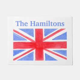 Union Jack British Flag personalifizieren Fußmatte