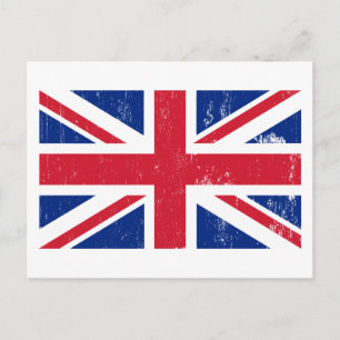 Union Jack British Flag Postcard Postkarte