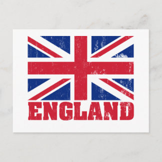Union Jack British Flag Postcard Postkarte