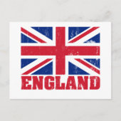 Union Jack British Flag Postcard Postkarte (Vorderseite)