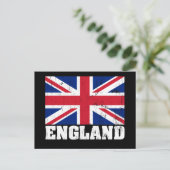 Union Jack British Flag Postcard Postkarte (Stehend Vorderseite)