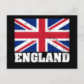 Union Jack British Flag Postcard Postkarte (Vorderseite)