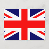 Union Jack British Flag Postkarte (Vorderseite)