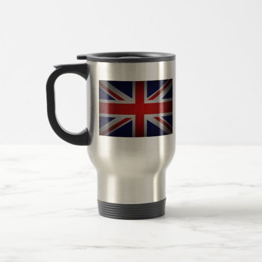 Union Jack British Flag Reisebecher (Links)