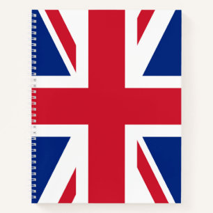 Union Jack ~ British Flag SpiralNotebook Notizblock