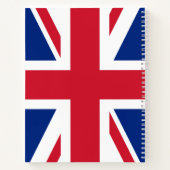 Union Jack ~ British Flag SpiralNotebook Notizblock (Rückseite)