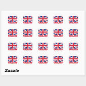 Union Jack British Flag Sticker (Blatt)