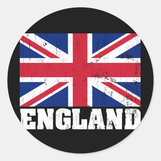 Union Jack British Flag Sticker (Vorderseite)