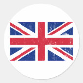 Union Jack British Flag Sticker (Vorderseite)