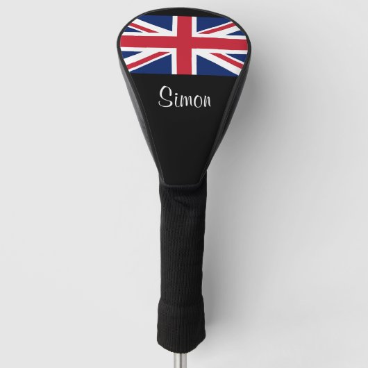 Union Jack British Flag UK Golf Head Cover Headcover (Vorderseite)