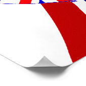 Union Jack British Guitar Art 2 Poster (Ecke)