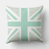 Union Jack British Rose Garden Throw Cushion Kissen (Rückseite)