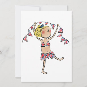 Union Jack Bunting Einladung