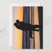 UNION JACK Christliches Foto Hochzeit Dankeskarte (Rückseite)