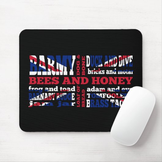 Union Jack, Cockney-Rhythmus Mousepad (Mit Mouse)