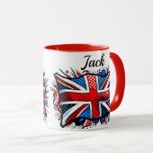 Union jack coffee Mug Tasse (VorderseiteRechts)