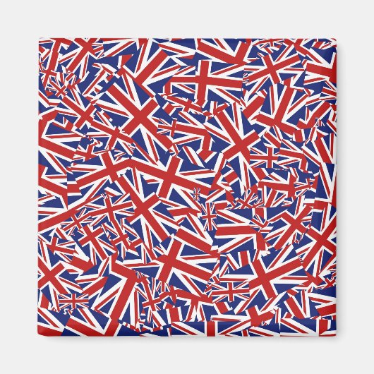 Union Jack Collage Magnet (Vorne)