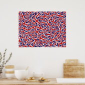 Union Jack Collage Poster (Küche)