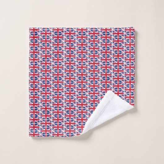 Union Jack Custom Hotel Badhandtuch Set (Waschlappen)
