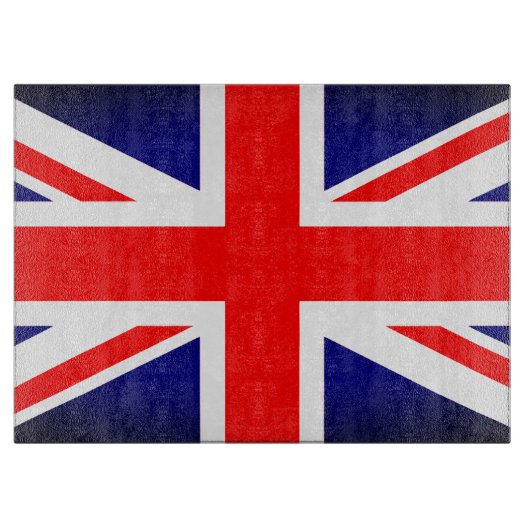 Union Jack Cutting Board Schneidebrett (Vorderseite)