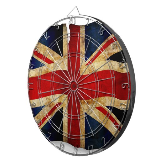 Union Jack Dartscheibe (Vorderseite rechts)