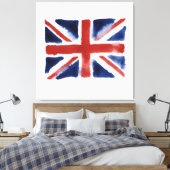 Union jack design canvas print leinwanddruck (Insitu (Schlafzimmer))