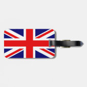 UNION JACK - DIE BRITISCHE FLAG London Gepäckanhänger (Rückseite horizontal)