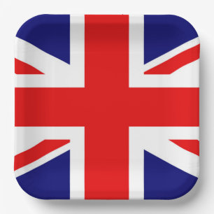 UNION JACK - DIE BRITISCHE FLAGGE PAPPTELLER