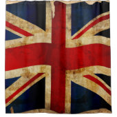 Union Jack Duschvorhang (Vorderseite)
