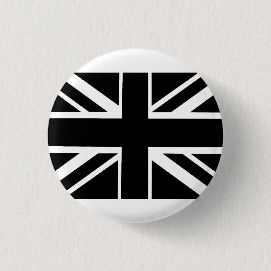 Union Jack England Britische Flagge Großbritannien Button (Vorderseite)