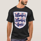 Union Jack England - Drei-Löwen-Logo-T-Shirt T-Shirt (Vorderseite)