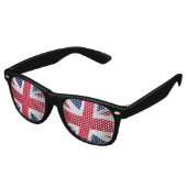 UNION JACK ENGLAND FLAG PARTYBRILLE (Schrägansicht)