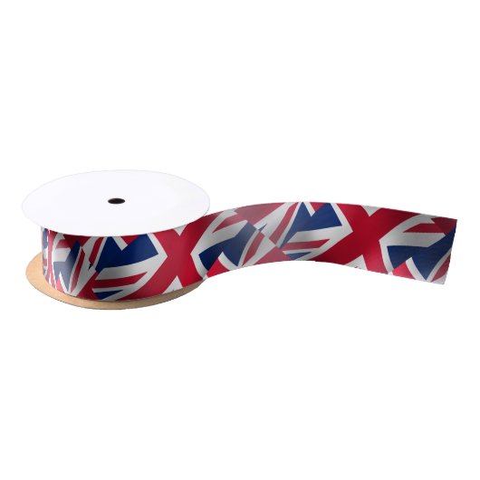 UNION JACK ENGLAND FLAG SATINBAND (Spule)