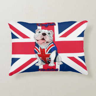 Union Jack English Bulldog Dekokissen