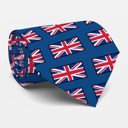 Union Jack, Ensign Blue Krawatte (Gerollt)