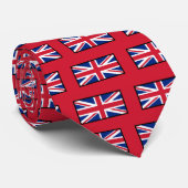 Union Jack - Ensign Red Krawatte (Gerollt)