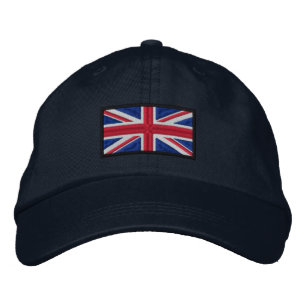 Union Jack Flag Bestickte Baseballkappe