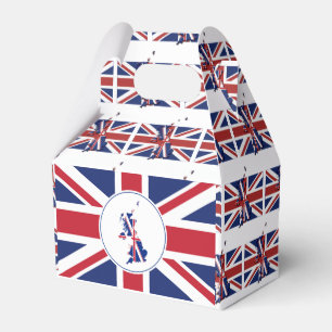 UNION JACK FLAG British Map Patriotisch Geschenkschachtel