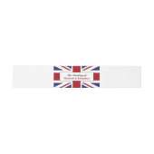 Union Jack Flag British Wedding Einladungsbanderole (Flach)